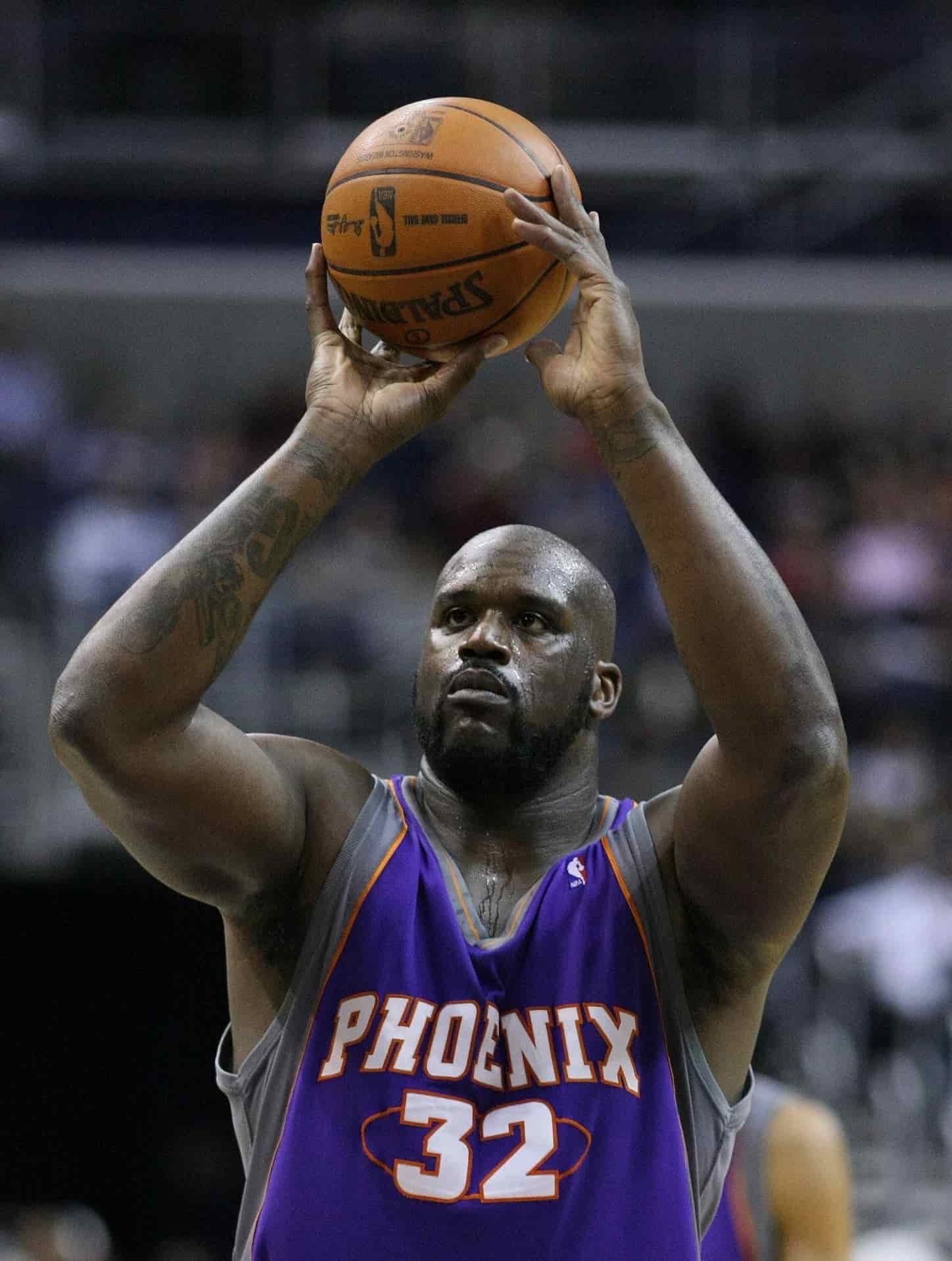 shaquille o'neal free throw
